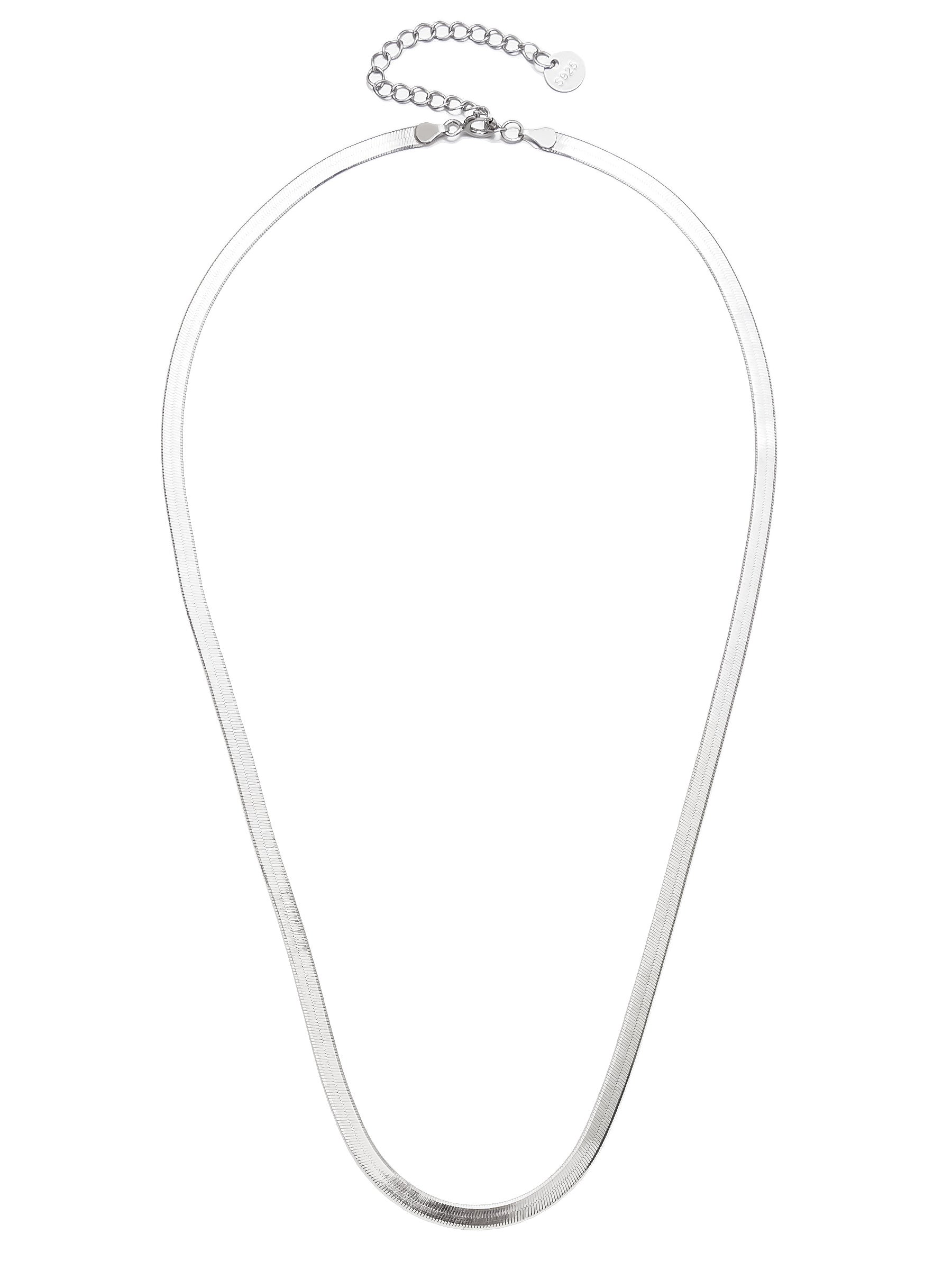 Sterling Silver Snake Chain Necklace