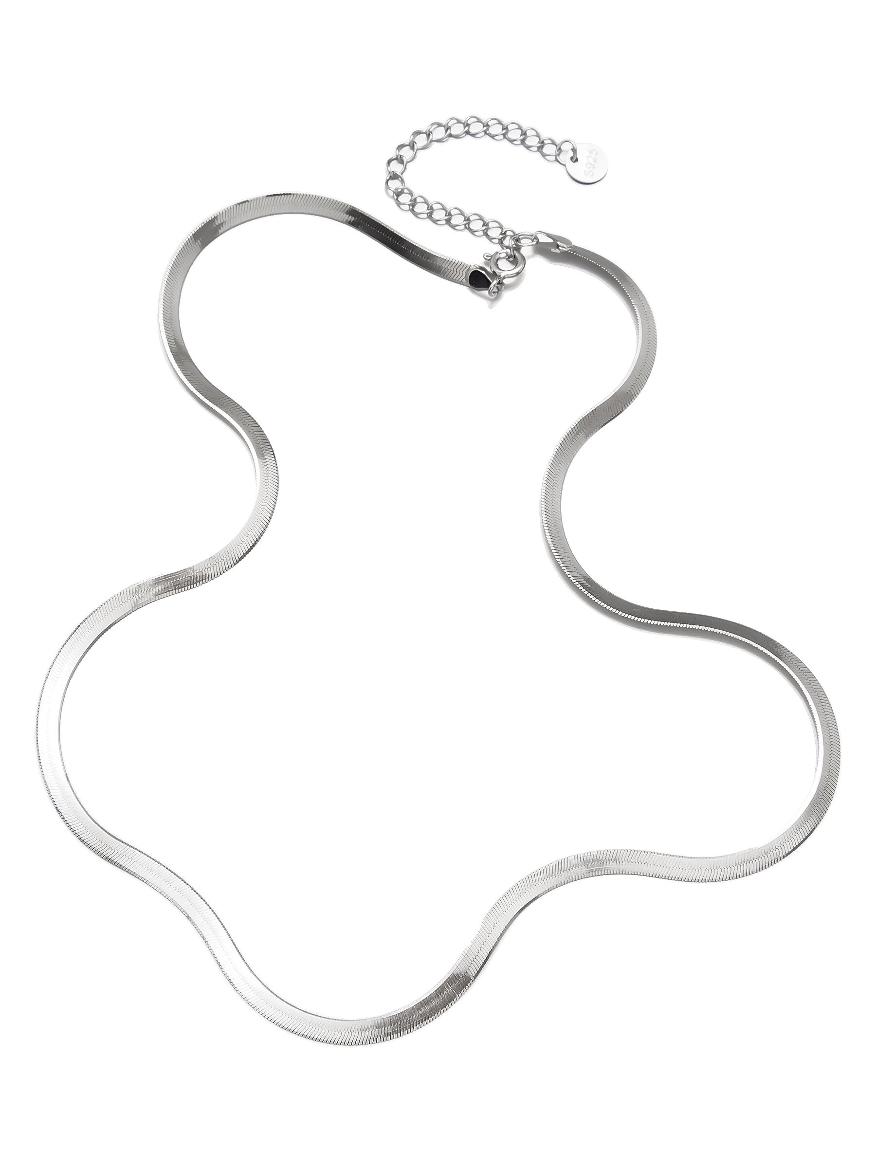 Sterling Silver Snake Chain Necklace