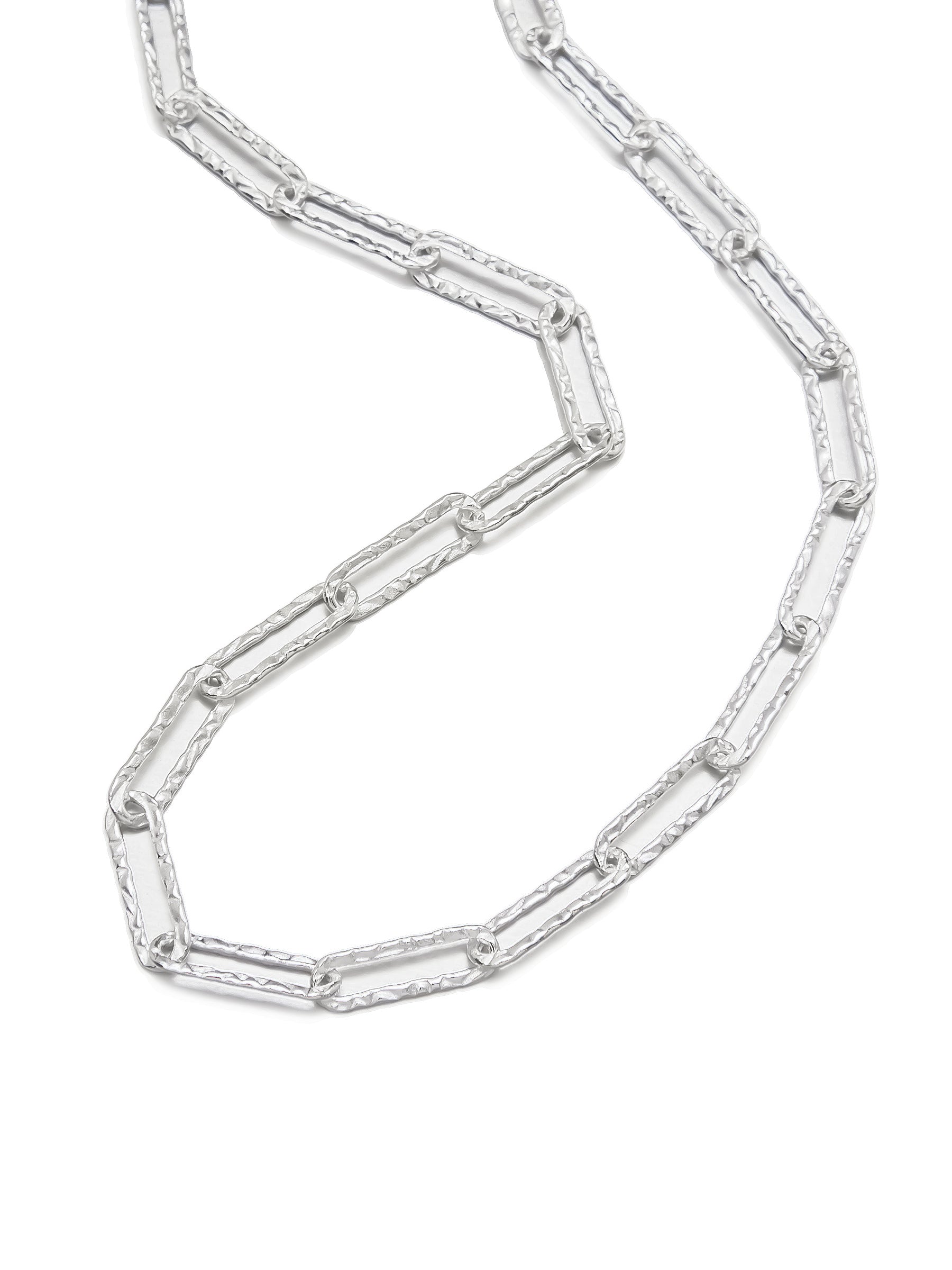 Sterling Silver Paperclip Chain Necklace