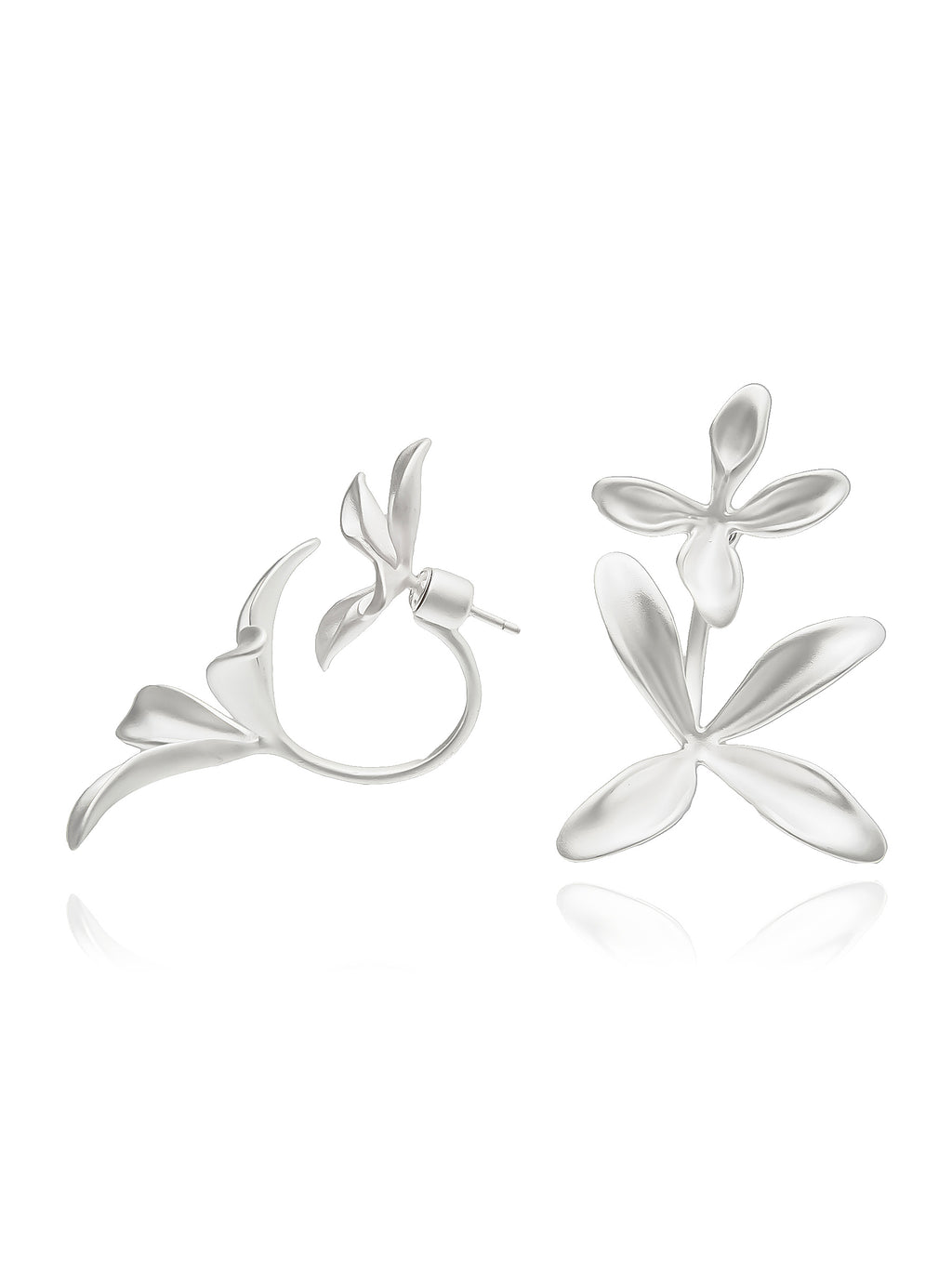 Sterling Silver Convertible Petal Earrings