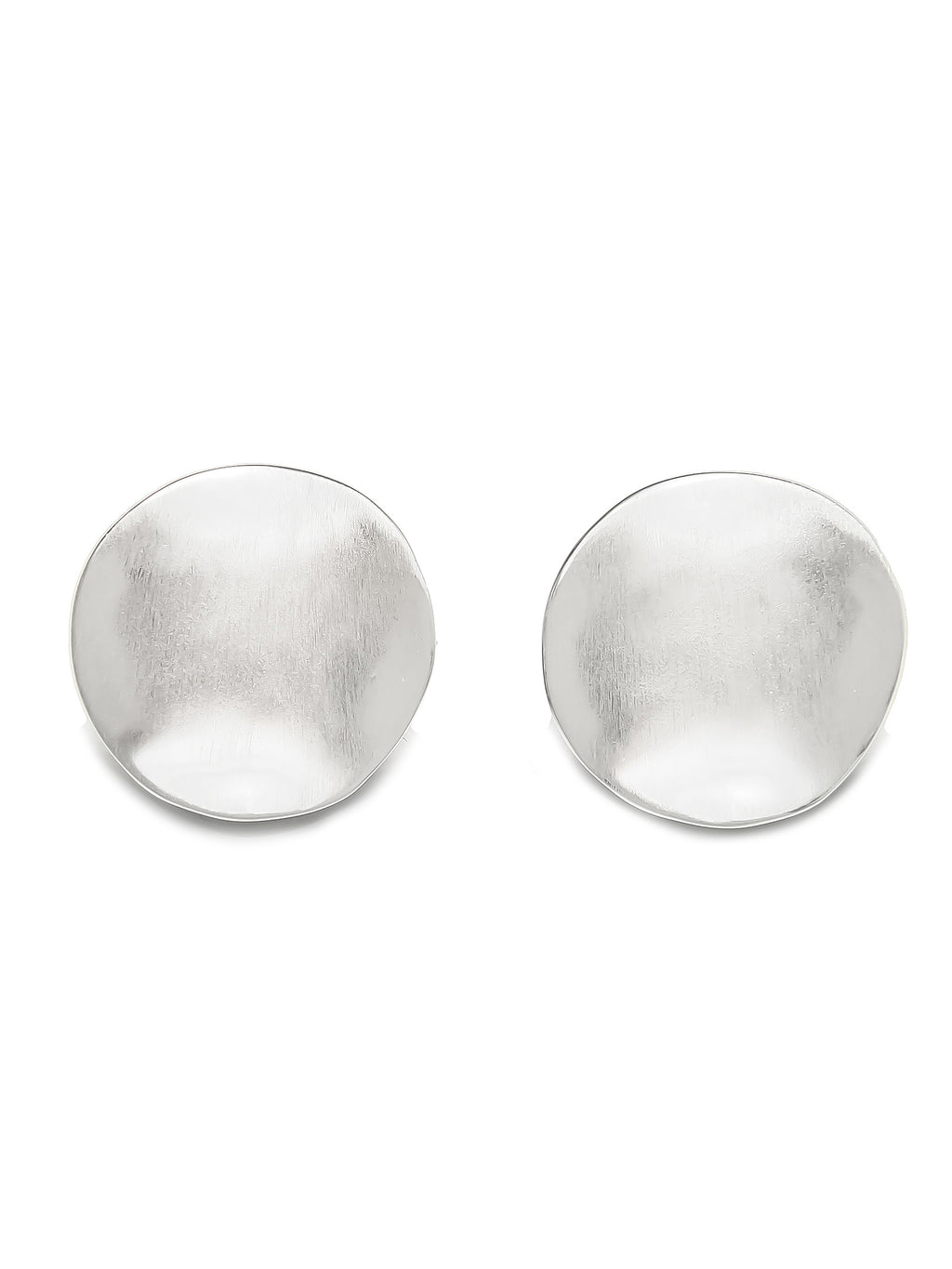 Minimalist Irregular Sterling Silver Stud Earrings
