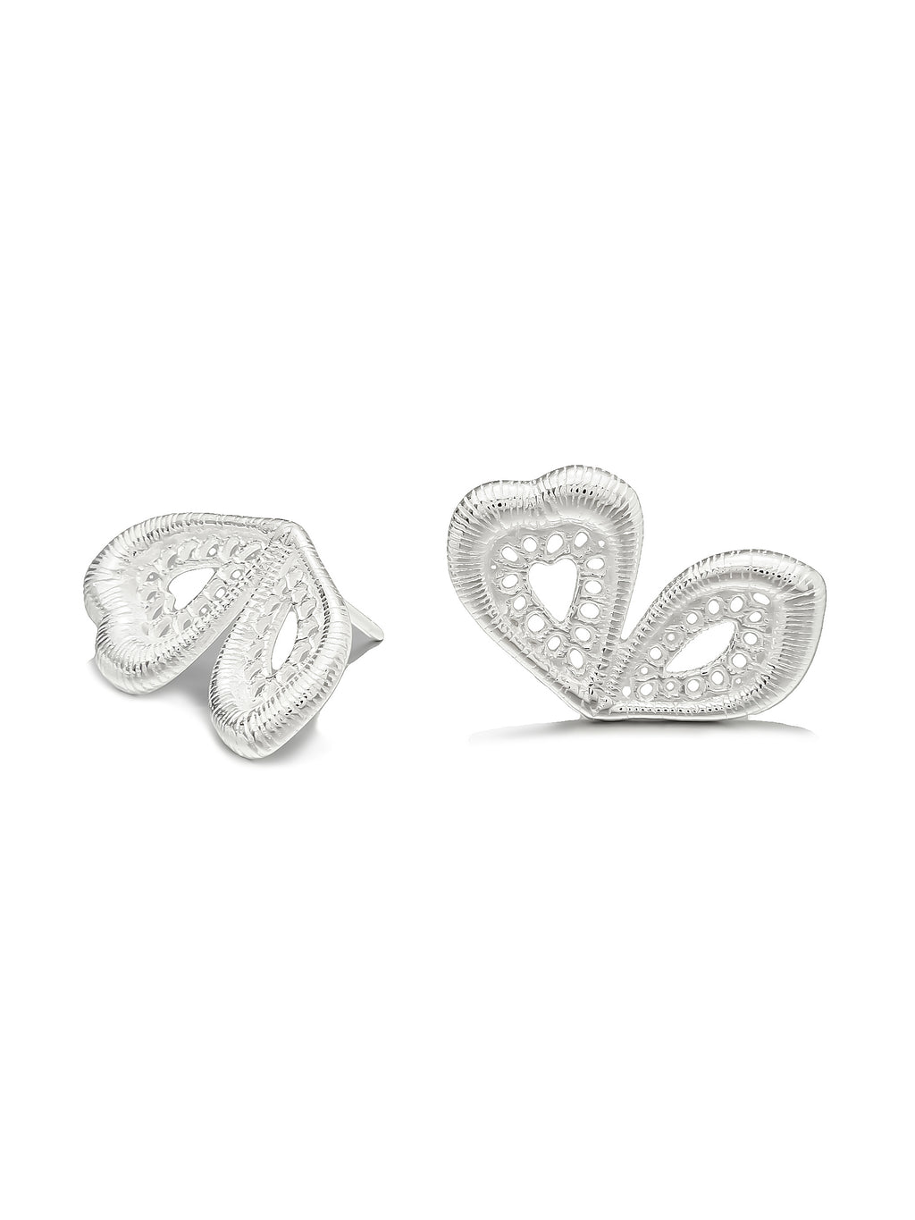 Sterling Silver Filigree Butterfly Earrings